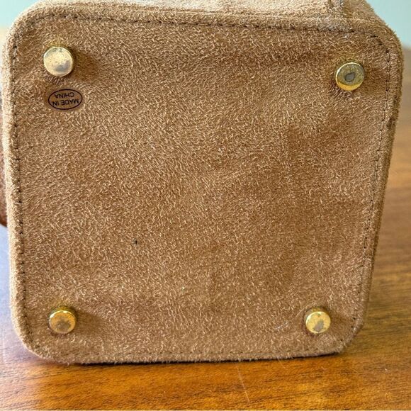 Victoria’s Secret Tan Suede Feel Dream Angels Heavenly Gift Set Bag - Picture 8 of 14